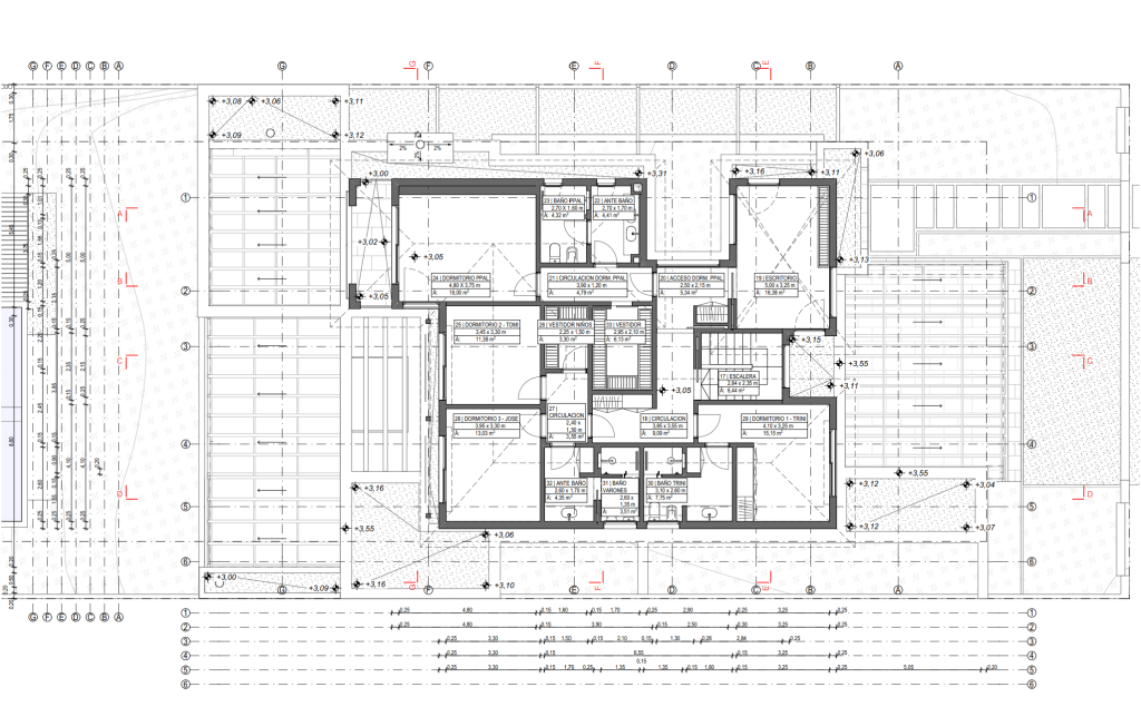 Vivienda LUC, planta 3 – ARMAR Estudio